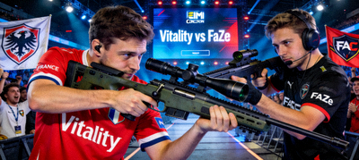 CS:GO IEM科隆站半决赛Vitality对阵FaZe选手对战画面